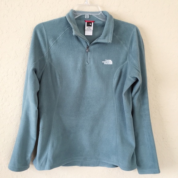 The North Face Sweaters - The North Face pastel green pullover fleece